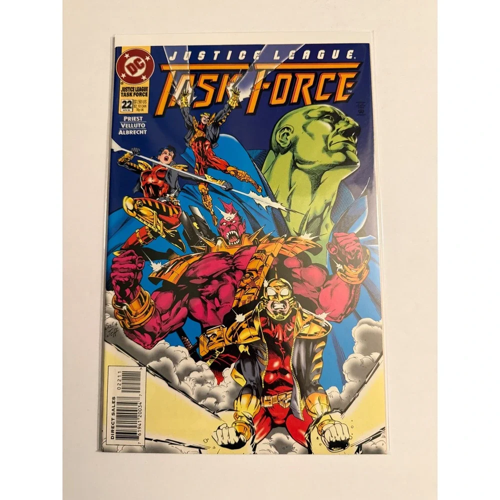 Justice League Task Force 22‎ DC Comics 1995 Priest Velluto Albrecht